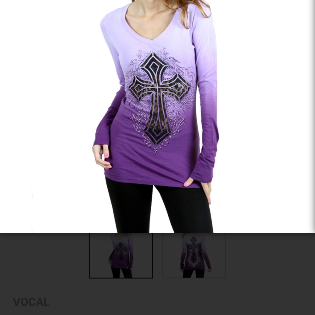 Vocal Cross Top